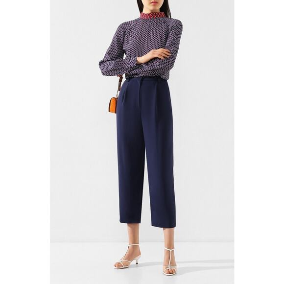 NWOT Kenzo Tailored Cropped Trousers $450 size 42IT/8 US - Picture 1 of 10